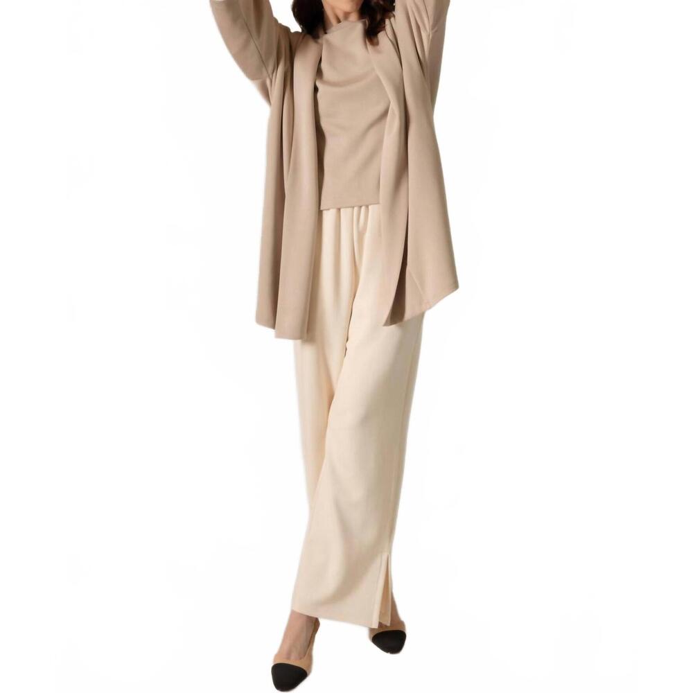 NEW P.CILL amelia oversized cardigan in taupe